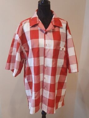 Black Label Red and White Check Shirt